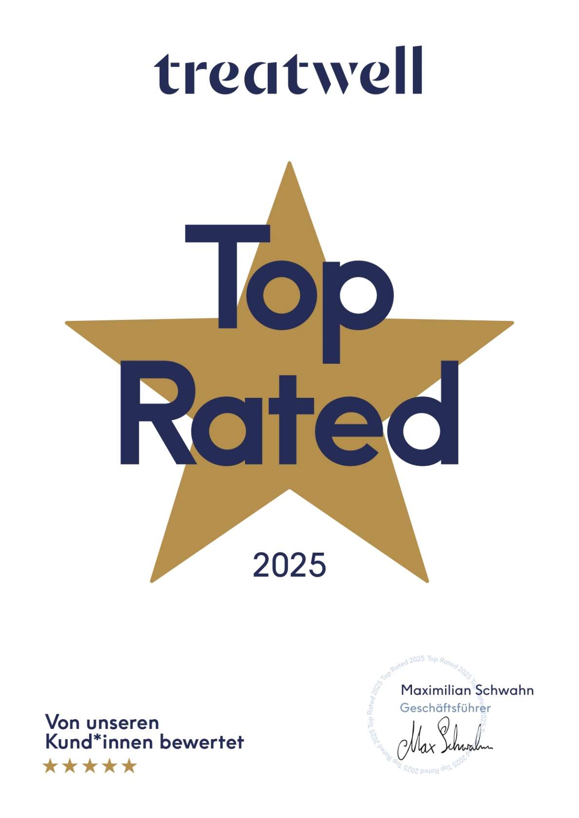 Top Rated 2025 – Danke für euer Vertrauen! 