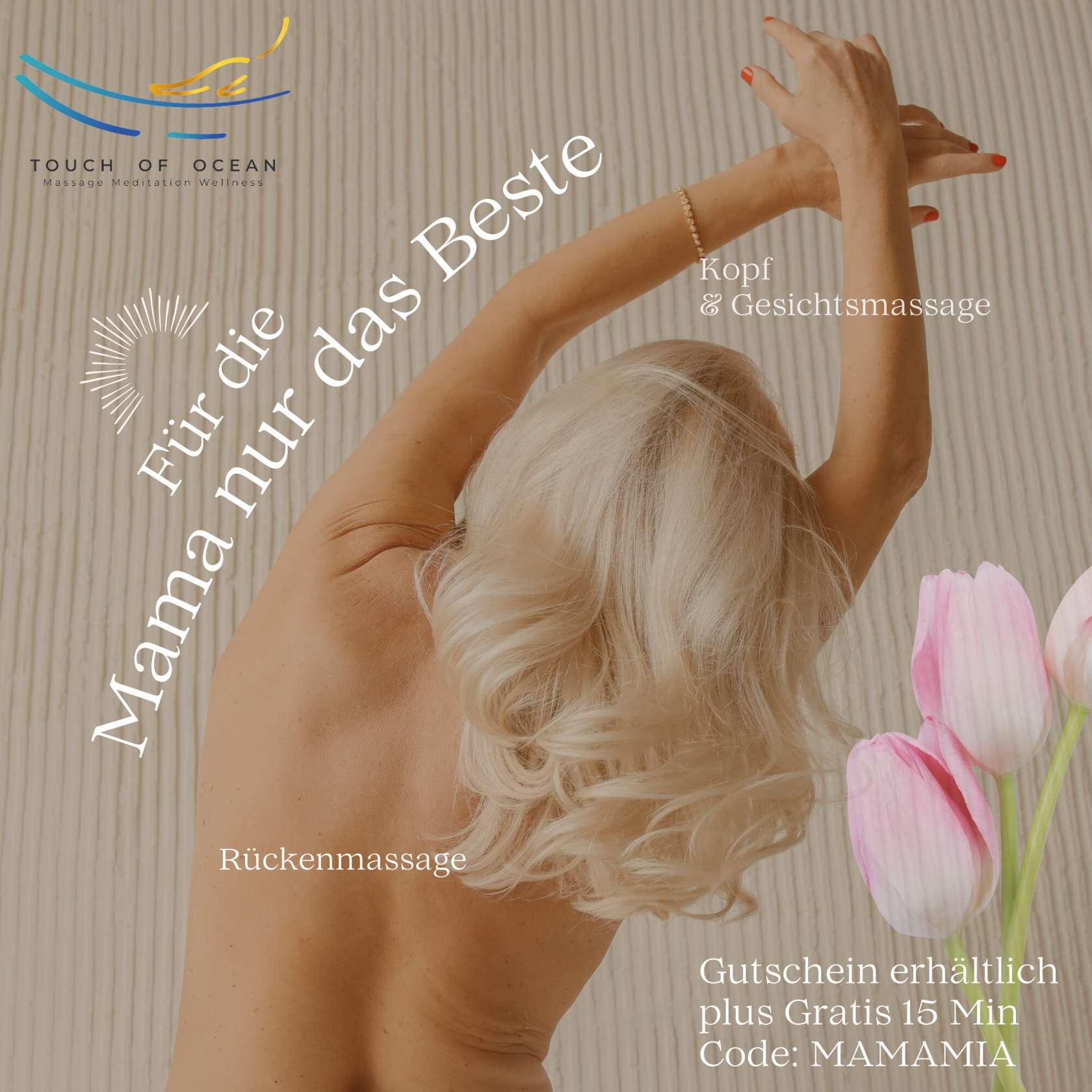 Rückenmassage in Muttermonat